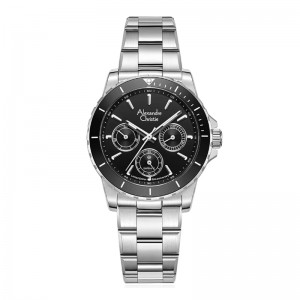 Alexandre Christie AC 6141 Silver Black Lady Limited Edition 25th Anniversary XXVBTBBA